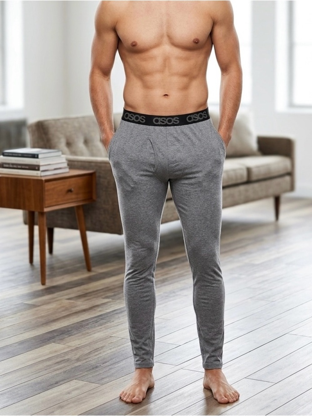 ASOS DESIGN Men’s Gray Lounge Joggers - Size Small